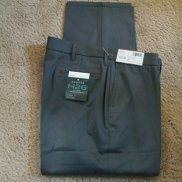 Haggar H26 Mens Pants - 40x30 - Picture 2 of 6